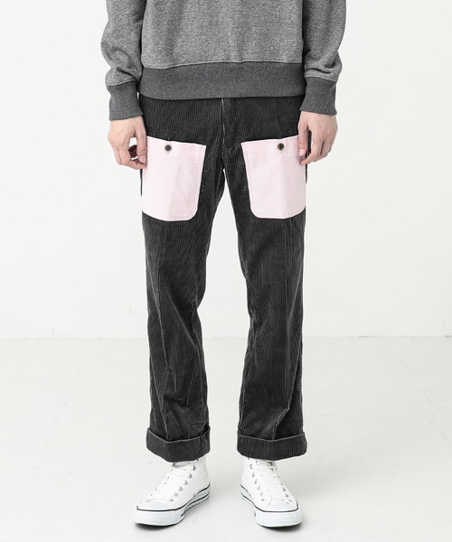 koe×THOM BROWNE（コエトムブラウン）の「MENS SACK TROUSER（スラックス・メンズ・ネイビー/グレー・SMALL/MEDIUM/LARGE）」の2枚目の写真
