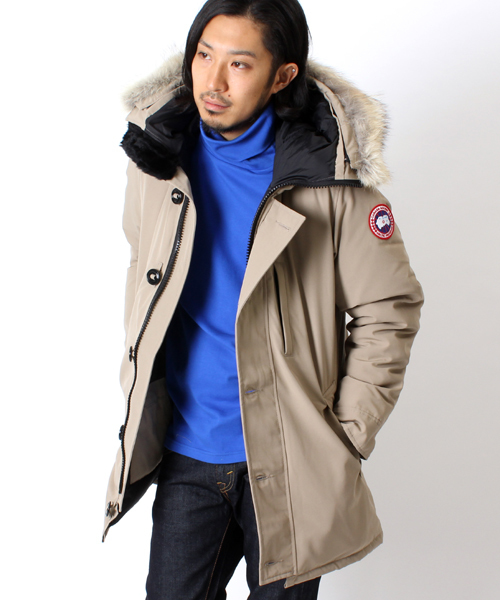 BEAMS（ビームス）の「CANADA GOOSE / JASPER（ダウンジャケット/コート・メンズ・タン/ネイビー/ブラック/オリーブ・SMALL/MEDIUM/LARGE/X-LARGE）」の3枚目の写真