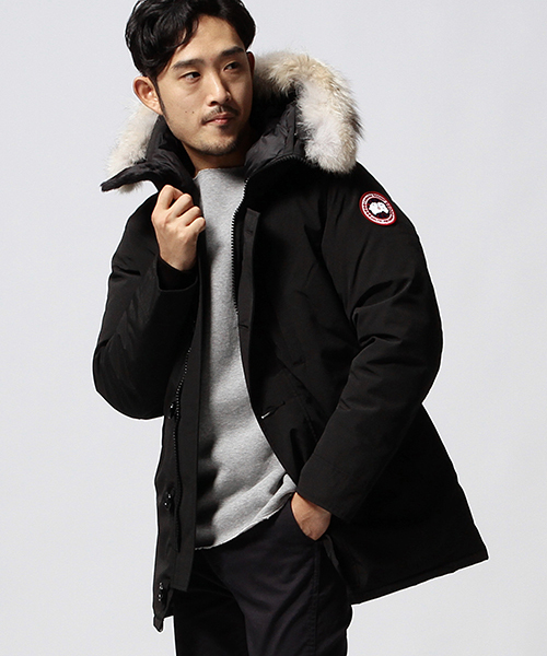 BEAMS（ビームス）の「CANADA GOOSE / JASPER（ダウンジャケット/コート・メンズ・タン/ネイビー/ブラック/オリーブ・SMALL/MEDIUM/LARGE/X-LARGE）」の2枚目の写真