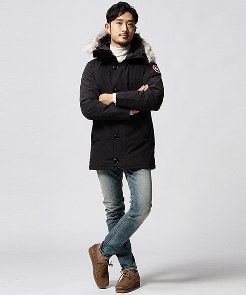 BEAMS（ビームス）の「CANADA GOOSE / JASPER（ダウンジャケット/コート・メンズ・タン/ネイビー/ブラック/オリーブ・SMALL/MEDIUM/LARGE/X-LARGE）」の6枚目の写真
