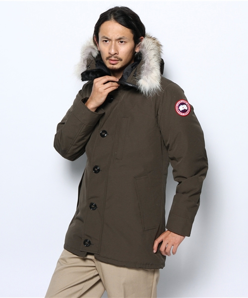 BEAMS（ビームス）の「CANADA GOOSE / JASPER（ダウンジャケット/コート・メンズ・タン/ネイビー/ブラック/オリーブ・SMALL/MEDIUM/LARGE/X-LARGE）」の4枚目の写真