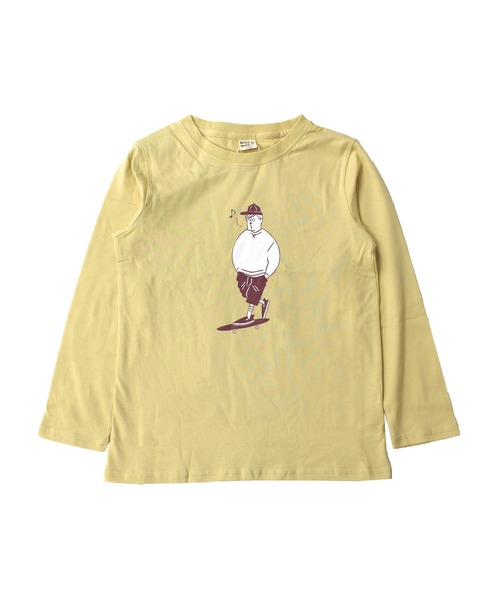 Bee des Bee(ビーデスビー)の「【コットン100%】長袖プリントTシャツ(Tシャツ/カットソー・キッズ・ブラック/ブラック系その他/グリーン系その他/レッド系その他/ブラック系その他5/ブラック系その他6/ブラック系その他7/グレー系その他4/グレー系その他5/グリーン系その他2/レッド系その他2/ブラック×ホワイト/グレー系その他/ブラック系その他2/ブラック系その他3/ホワイト/グレー系その他3/グレー系その他2/ブラック系その他4/ライトブラック/杢グレー/ミント/スモークピンク/ライトパープル/サックスブルー/ベージュ/ピンク/ホワイト系その他・120cm/130cm/140cm/150cm/110cm/100cm)」の20枚目の写真
