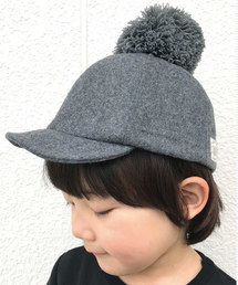 【GRIN BUDDY(グリンバディ)】ポンポン付き ウールキャップ/Wool Pom Cap 2