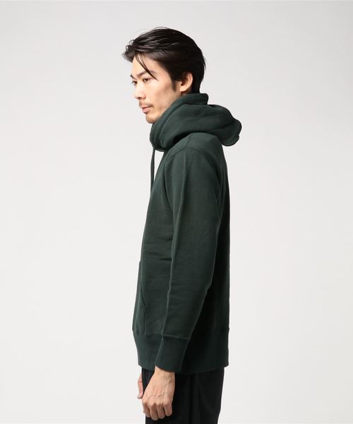 Champion（チャンピオン）の「【CHAMPION】PULLOVER HOODED SWEAT SHIRT（パーカー・メンズ・ダークグリーン/グレー/オレンジ・X-LARGE/M/L）」の4枚目の写真