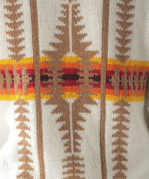 BAYFLOW(ベイフロー)の「ジャガードネイティブカーディガン(カーディガン/ボレロ・メンズ・アイボリー/ブラック・LARGE/SMALL/MEDIUM)」の21枚目の写真
