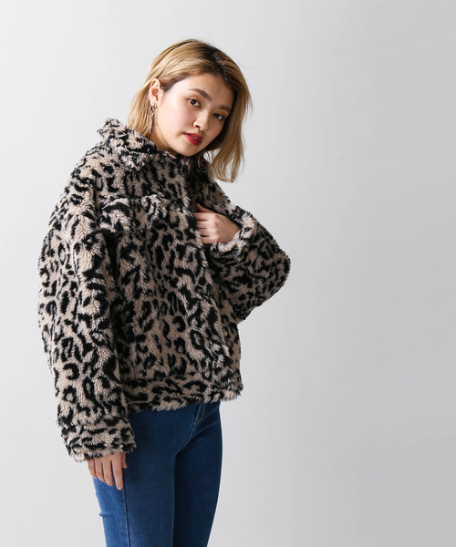 WEGO（ウィゴー）の「WEGO/レオパードボアGジャン（ブルゾン）」 - WEAR