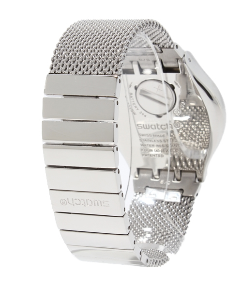 BEAUTY&YOUTH UNITED ARROWS(ビューティーアンドユースユナイテッドアローズ)の「<SWATCH> BLACKIE¨§(アナログ腕時計・メンズ・シルバー・フリー)」の3枚目の写真