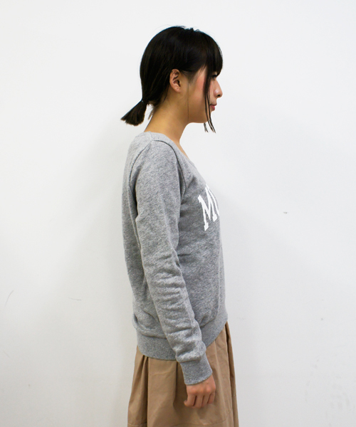 CIAOPANIC(チャオパニック)の「【Ciaopanic】MONTANA裏毛プリントプルオーバー(スウェット・レディース・オフホワイト/グレー/ライトブルー・FREE)」の5枚目の写真