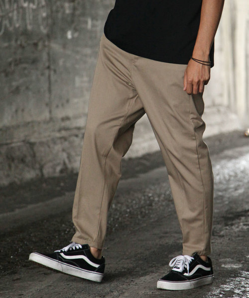 ZIP FIVE（ジップファイブ）の「【ZIP FIVE】T/Cツイルアンクルイージーパンツ（その他パンツ・メンズ・ブラック/ベージュ/ネイビー/オリーブ/グリーン/杢グレー/グレー系その他/ベージュ系その他/チャコール・SMALL/MEDIUM/LARGE/X-LARGE）」の5枚目の写真