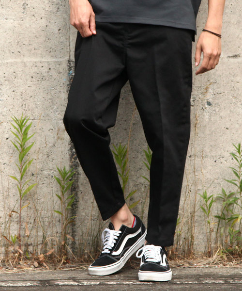 ZIP FIVE（ジップファイブ）の「【ZIP FIVE】T/Cツイルアンクルイージーパンツ（その他パンツ・メンズ・ブラック/ベージュ/ネイビー/オリーブ/グリーン/杢グレー/グレー系その他/ベージュ系その他/チャコール・SMALL/MEDIUM/LARGE/X-LARGE）」の2枚目の写真