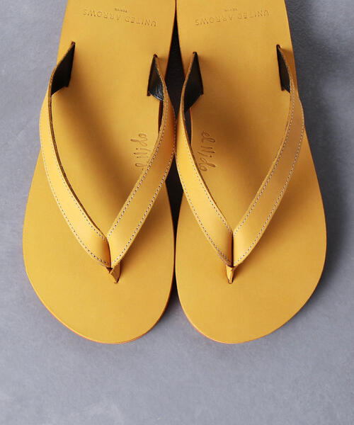EL NIDO FLIPS(エルニドフリップス)の「【別注】<el nido flips(エルニドフリップス)>リゾートサンダル ◆(ビーチサンダル・レディース・ナチュラル/ブラック/イエロー・36/38/35/37)」の16枚目の写真