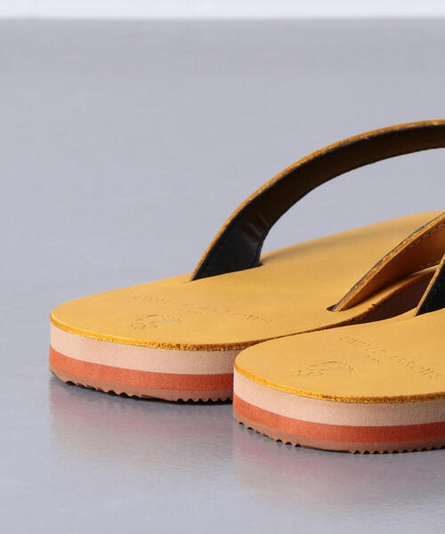 EL NIDO FLIPS(エルニドフリップス)の「【別注】<el nido flips(エルニドフリップス)>リゾートサンダル ◆(ビーチサンダル・レディース・ナチュラル/ブラック/イエロー・36/38/35/37)」の7枚目の写真