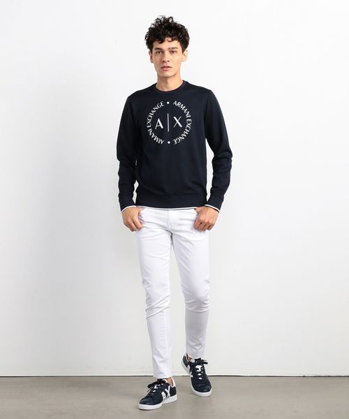 A/X Armani Exchange★ロゴライン スウェット送関込 ARMANI EXCHANGE トレーナー スウェット 「A|X アルマーニ