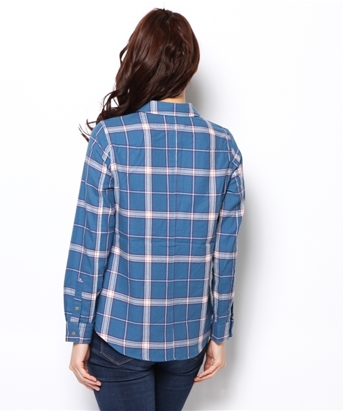 nano universe　チェックシャツ　赤　青　紺　白　トリコロール : ナノ・ユニバース(nano・universe) オンブレーチェック