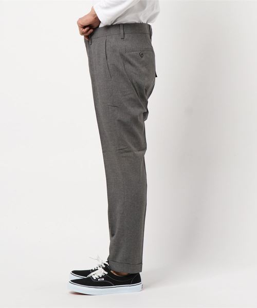 EDIFICE（エディフィス）の「CLICK ライトメランジトロ アンクル パンツ（その他パンツ・メンズ・ブラック/ベージュ/ブラウン/グレー/ブルー系その他・LARGE/MEDIUM/SMALL/X-LARGE）」の6枚目の写真