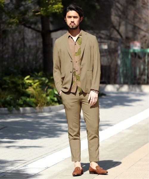 EDIFICE（エディフィス）の「CLICK ライトメランジトロ アンクル パンツ（その他パンツ・メンズ・ブラック/ベージュ/ブラウン/グレー/ブルー系その他・LARGE/MEDIUM/SMALL/X-LARGE）」の16枚目の写真