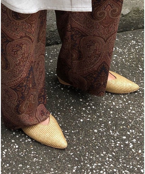 TODAYFUL（トゥデイフル）の「ストロウフラットサンダル（サンダル・レディース・ナチュラル・38inch/37inch/36inch）」の4枚目の写真