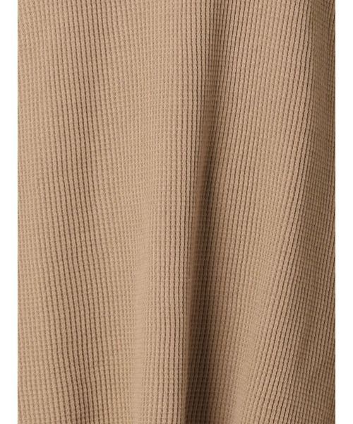 Ungrid(アングリッド)の「ワッフルルーズロングスリーブTee(Tシャツ/カットソー・レディース・チャコールグレー/アイボリー/モカ・FREE)」の20枚目の写真