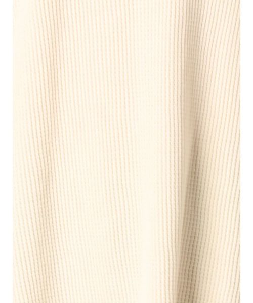 Ungrid(アングリッド)の「ワッフルルーズロングスリーブTee(Tシャツ/カットソー・レディース・チャコールグレー/アイボリー/モカ・FREE)」の19枚目の写真