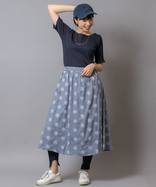 Wordtrobe ギンガムチェック刺繍 スカート スカート Wordtrobe ワードトローブ のファッション通販 Zozotown