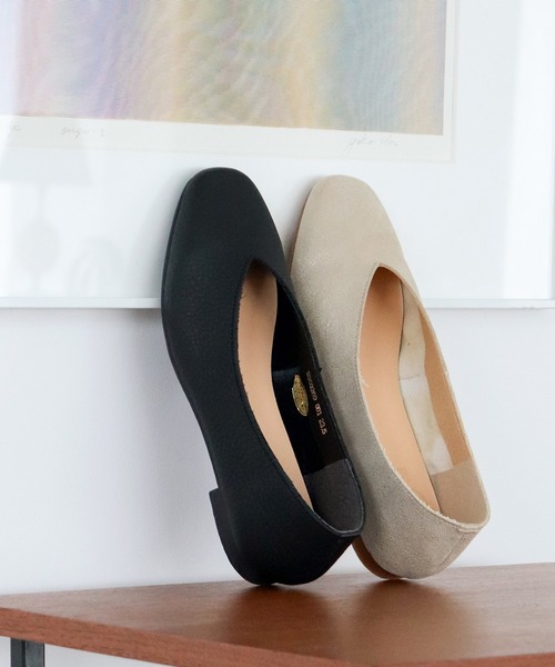 防水｜Vカットフラットシューズ 5360269（パンプス）｜EN