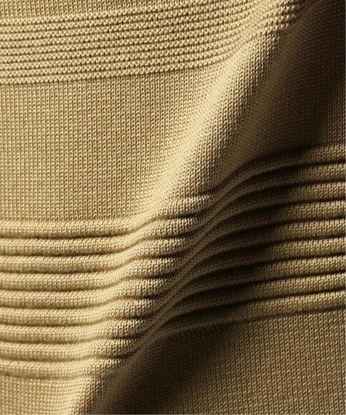 EDIFICE（エディフィス）の「LILY UT ジガラボーダーニットカットソー（Tシャツ/カットソー・メンズ・ホワイト/ベージュ/ブルー・SMALL/MEDIUM/LARGE）」の15枚目の写真