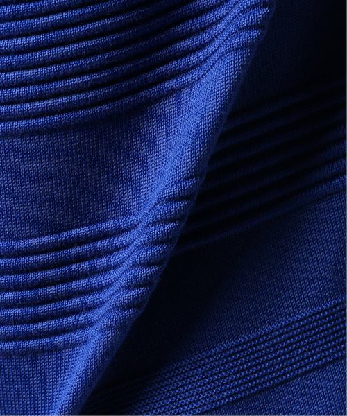 EDIFICE（エディフィス）の「LILY UT ジガラボーダーニットカットソー（Tシャツ/カットソー・メンズ・ホワイト/ベージュ/ブルー・SMALL/MEDIUM/LARGE）」の11枚目の写真