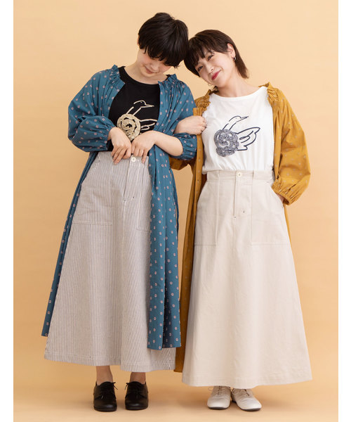 【週末お値下げ！】ラフアトゥール　ギャザースモックワンピース アンヌーク anuke 2024FallWinter ワンピース Cotton Gather