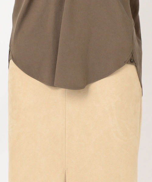 SHIPS（シップス）の「モールスキンポケットブラウス◇（シャツ/ブラウス・レディース・ブラウン/ベージュ/コバルトブルー/ベージュ系その他/ネイビー・ONE SIZE）」の12枚目の写真