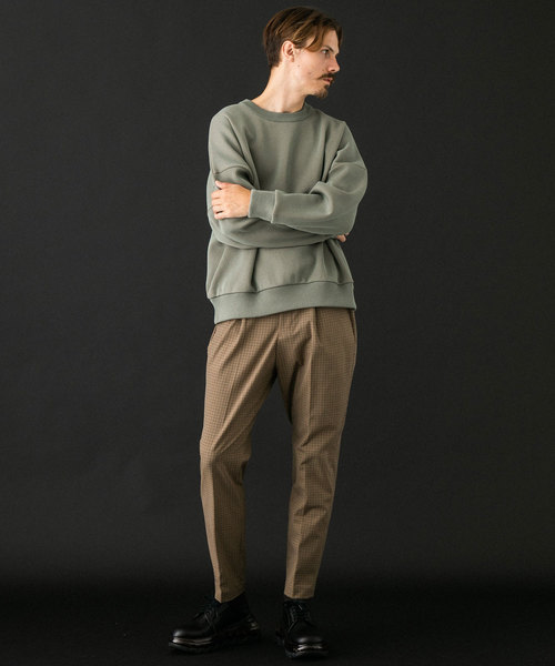 UNITED TOKYO(ユナイテッドトウキョウ)の「18Gオーバーサイズスウェットニット(ニット/セーター・メンズ・ブラック/ベージュ/カーキ/ライム・FREE)」の18枚目の写真