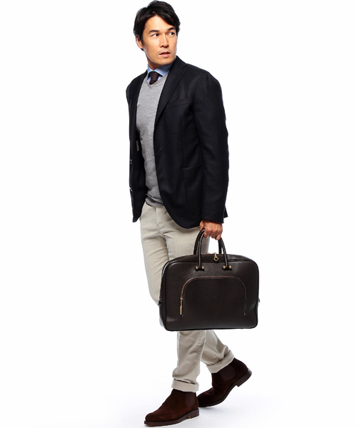 BEAMS F(ビームスエフ)の「BOGLIOLI / "DOVER"ホップサック(テーラードジャケット・メンズ・ネイビー・46/42/44)」の13枚目の写真