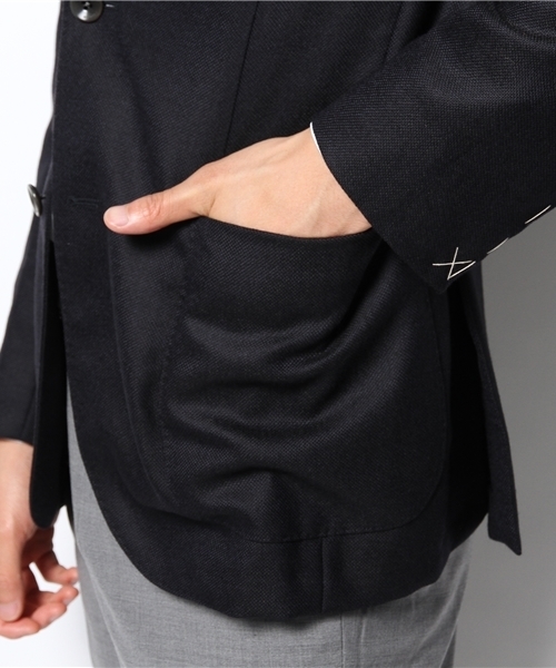 BEAMS F(ビームスエフ)の「BOGLIOLI / "DOVER"ホップサック(テーラードジャケット・メンズ・ネイビー・46/42/44)」の7枚目の写真