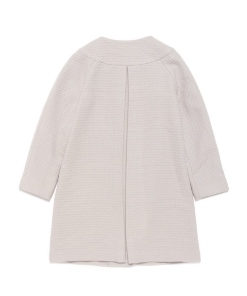 Demi-Luxe BEAMS（デミルクス ビームス）の「Demi-Luxe BEAMS / 変形グログラン ノーカラーコート（その他アウター・レディース・ライトグレー/ブラック・36/38）」の14枚目の写真