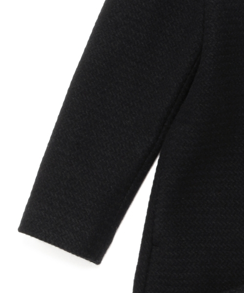Demi-Luxe BEAMS（デミルクス ビームス）の「Demi-Luxe BEAMS / 変形グログラン ノーカラーコート（その他アウター・レディース・ライトグレー/ブラック・36/38）」の16枚目の写真