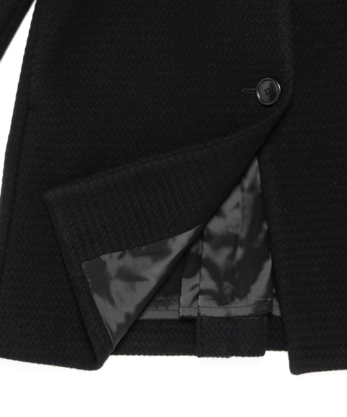 Demi-Luxe BEAMS（デミルクス ビームス）の「Demi-Luxe BEAMS / 変形グログラン ノーカラーコート（その他アウター・レディース・ライトグレー/ブラック・36/38）」の17枚目の写真