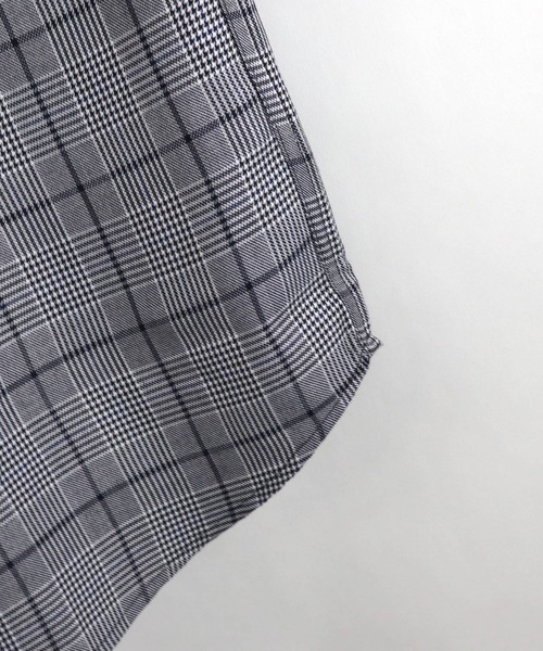 Confirm（コンファーム）の「Confirm / コンファーム TRバンドカラーチェックシャツ（シャツ/ブラウス・メンズ・ブラック/ベージュ・M/L）」の5枚目の写真