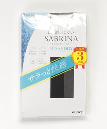 【SABRINA】サラッとドライ 伝線しにくいストッキング 3足組
