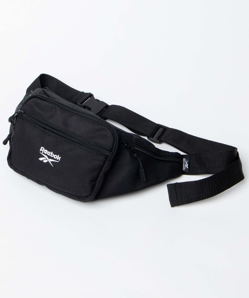 Reebok（リーボック）の「∴WEGO/Reebok ベクターロゴ5ポケットウエストバッグ（ボディバッグ/ウエストポーチ・メンズ・ブラック/ホワイト・FREE）」の2枚目の写真