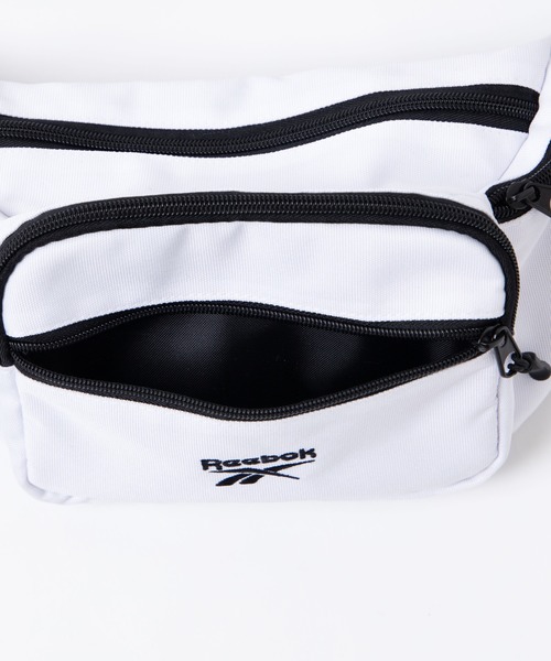 Reebok（リーボック）の「∴WEGO/Reebok ベクターロゴ5ポケットウエストバッグ（ボディバッグ/ウエストポーチ・メンズ・ブラック/ホワイト・FREE）」の7枚目の写真