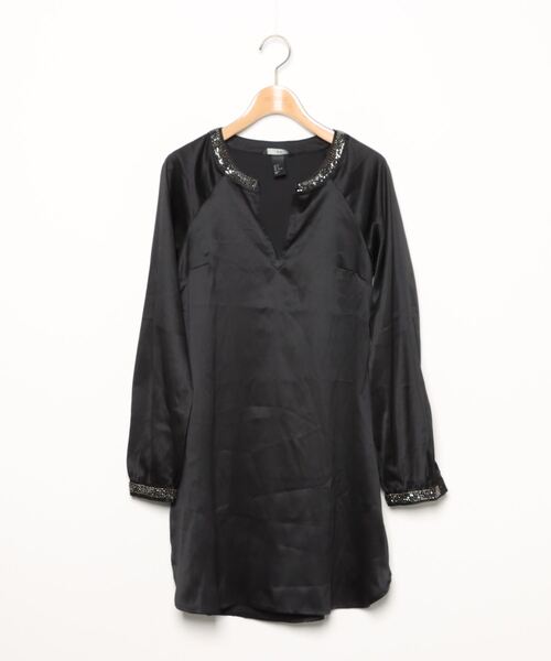 セール ブランド古着 ビジュー長袖ワンピース ワンピース H M エイチ アンド エム のファッション通販 Zozoused