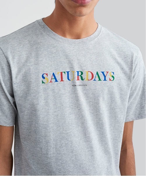 Saturdays NYC（サタデーズ ニューヨークシティ ）の「Color Stencil S/S Tee（Tシャツ/カットソー・メンズ・ホワイト/ブラック/グレー・XL/XS/S/M/L）」の5枚目の写真
