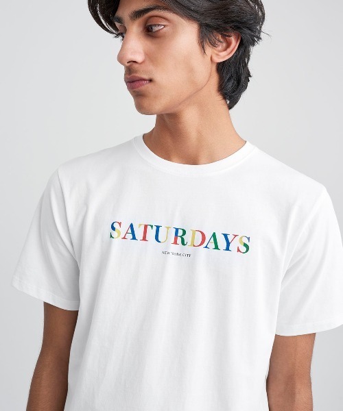 Saturdays NYC（サタデーズ ニューヨークシティ ）の「Color Stencil S/S Tee（Tシャツ/カットソー・メンズ・ホワイト/ブラック/グレー・XL/XS/S/M/L）」の6枚目の写真