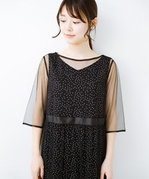 ワンピース ブラック 黒色系 チュール ファッション通販 Zozotown