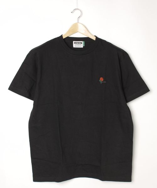 DOUBLE STEAL(ダブルスティール)の「ROSE Embroidery Tシャツ(Tシャツ/カットソー・メンズ・ブラック/ホワイト/ブルー/シルバーグレー・LARGE/X-LARGE/MEDIUM)」の8枚目の写真