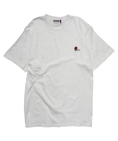 DOUBLE STEAL(ダブルスティール)の「ROSE Embroidery Tシャツ(Tシャツ/カットソー・メンズ・ブラック/ホワイト/ブルー/シルバーグレー・LARGE/X-LARGE/MEDIUM)」の10枚目の写真