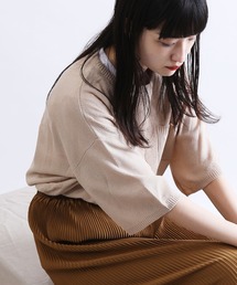 Lulu ＆ Arnie | オーバーサイズ鹿の子サマーニット / 半袖ニット(ニット/セーター)