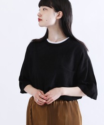 Lulu ＆ Arnie | オーバーサイズ ビッグシルエット 鹿の子 サマーニット / 半袖ニット(ニット/セーター)