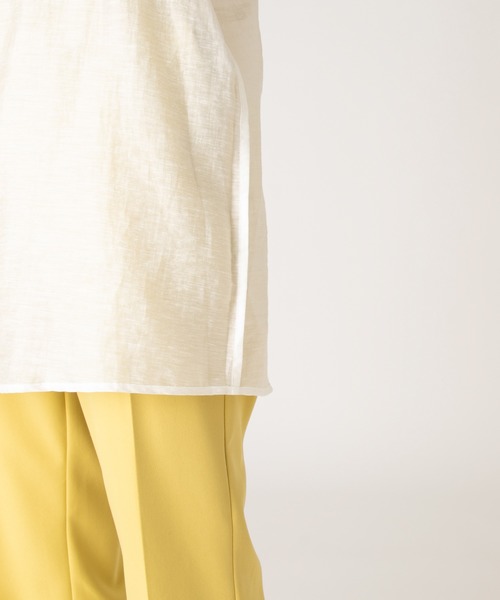 mystic(ミスティック)の「キャミSETショートブラウス(シャツ/ブラウス・レディース・オフホワイト/ブラック・FREE)」の8枚目の写真