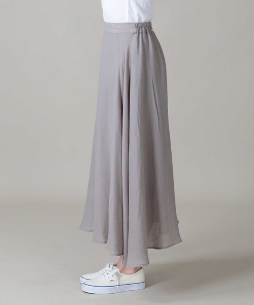 HONEYSUCKLE ROSE（ハニーサックルローズ）の「【HONEYSUCKLE ROSE】スラブロングスカート（スカート・レディース・オフホワイト/グレー・M/L）」の7枚目の写真