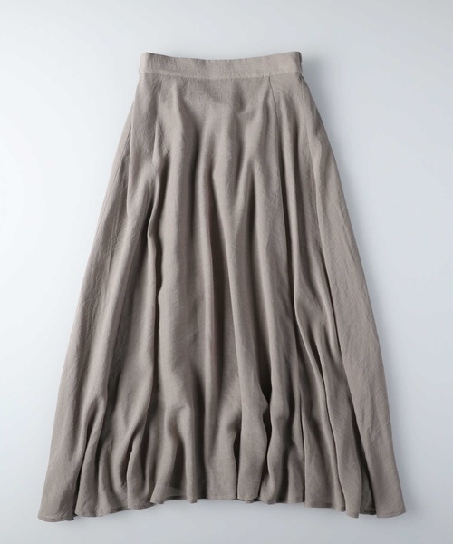 HONEYSUCKLE ROSE（ハニーサックルローズ）の「【HONEYSUCKLE ROSE】スラブロングスカート（スカート・レディース・オフホワイト/グレー・M/L）」の11枚目の写真